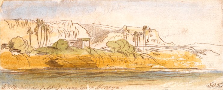 Edward Lear - Near Garf Hosayn - Google Art Project