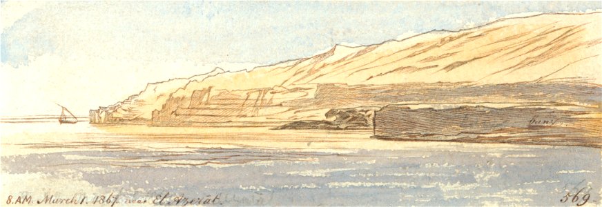 Edward Lear - Near El Azerat - Google Art Project