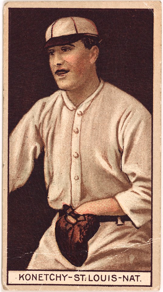 Edward Konetchy, St. Louis Cardinals, baseball card portrait LCCN2008677949