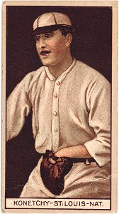 Edward Konetchy, St. Louis Cardinals, baseball card portrait LCCN2008677949