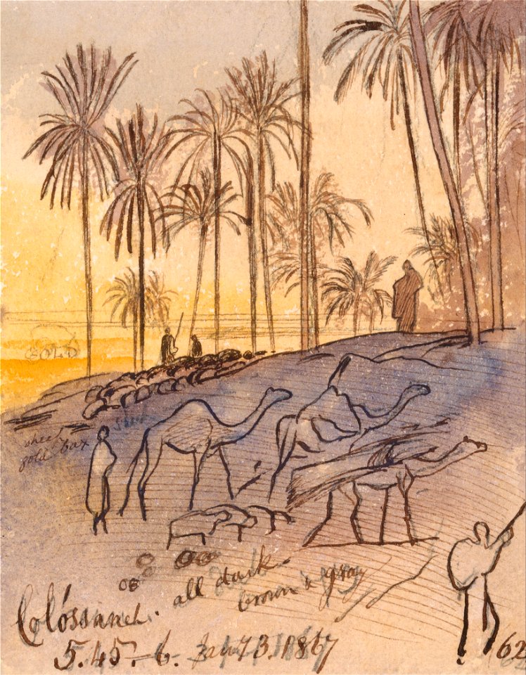Edward Lear - Colósaneh, 5-45 - 6-00 p.m., January 3, 1867 (62) - Google Art Project