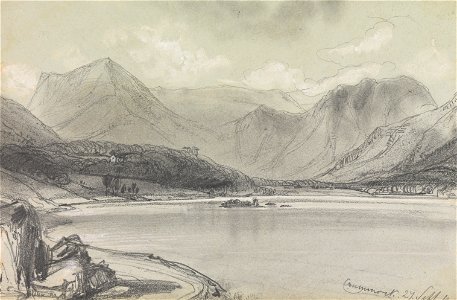 Edward Lear - Crummock Water - Google Art Project