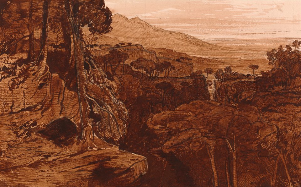 Edward Lear - Bavella, Corsica - Google Art Project