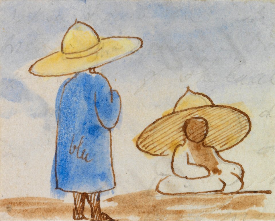 Edward Lear - Egyptian Men - Google Art Project