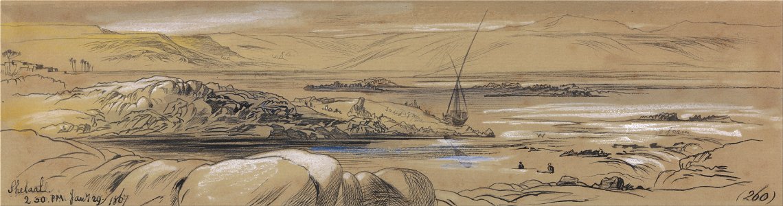 Edward Lear - Shelaal, 2-30 am, 29 January 1867 (260) - Google Art Project