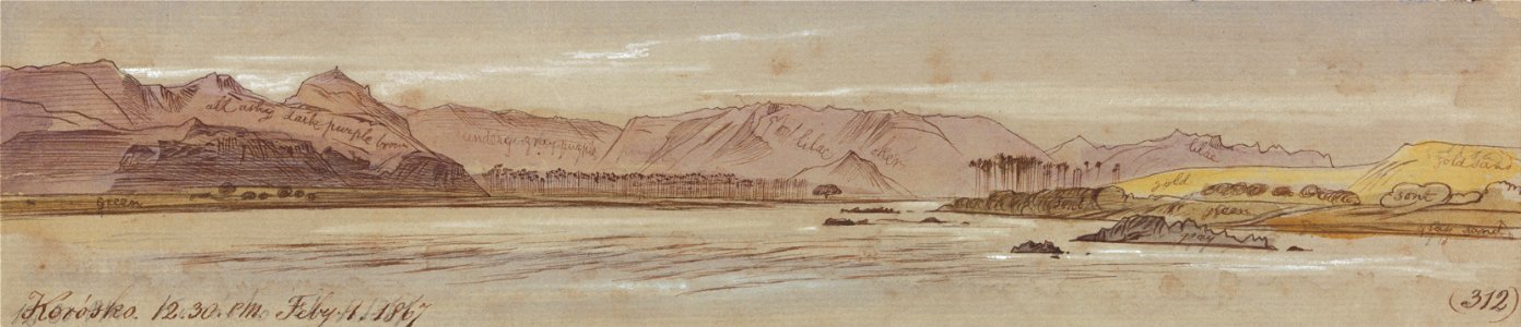 Edward Lear - Korosko - Google Art Project