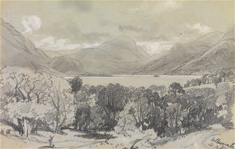 Edward Lear - Ullswater, 14 Oct. 1836 - Google Art Project