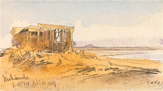 Edward Lear - Maharraka, 7-15 am, 14 February 1867 (462) - Google Art Project
