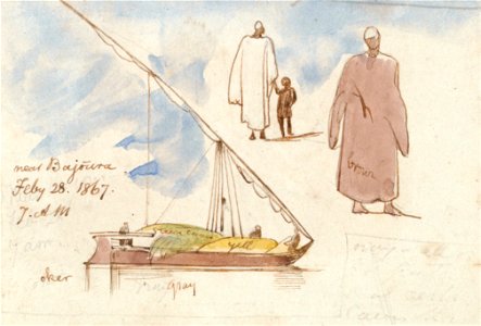 Edward Lear - Near Bajoura - Google Art Project