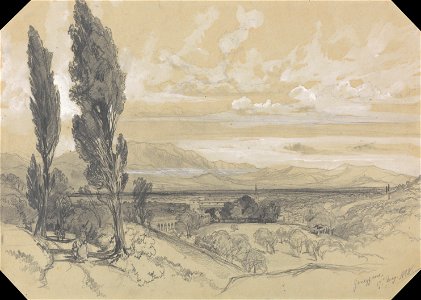 Edward Lear - Genezzano, 17 May 1838 - Google Art Project