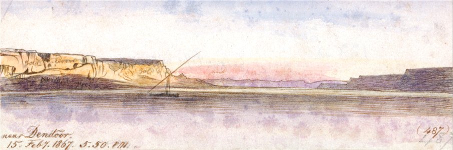 Edward Lear - Near Dendour - Google Art Project (2286894)