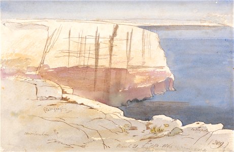 Edward Lear - Gozo, near Malta - Google Art Project