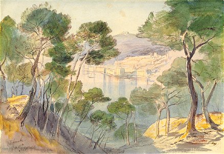 Edward lear villefranche-sur-mer cote dazure france 110044)
