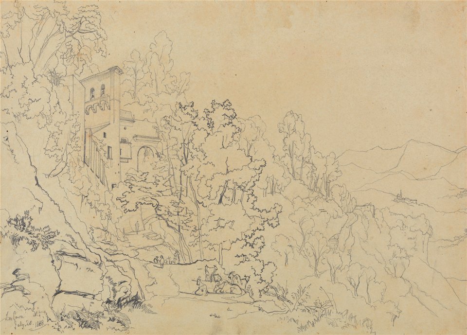 Edward Lear - La Cava, 20 July 1838 - Google Art Project