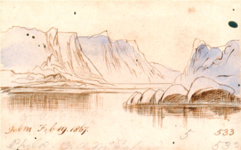 Edward Lear - Philae - Google Art Project