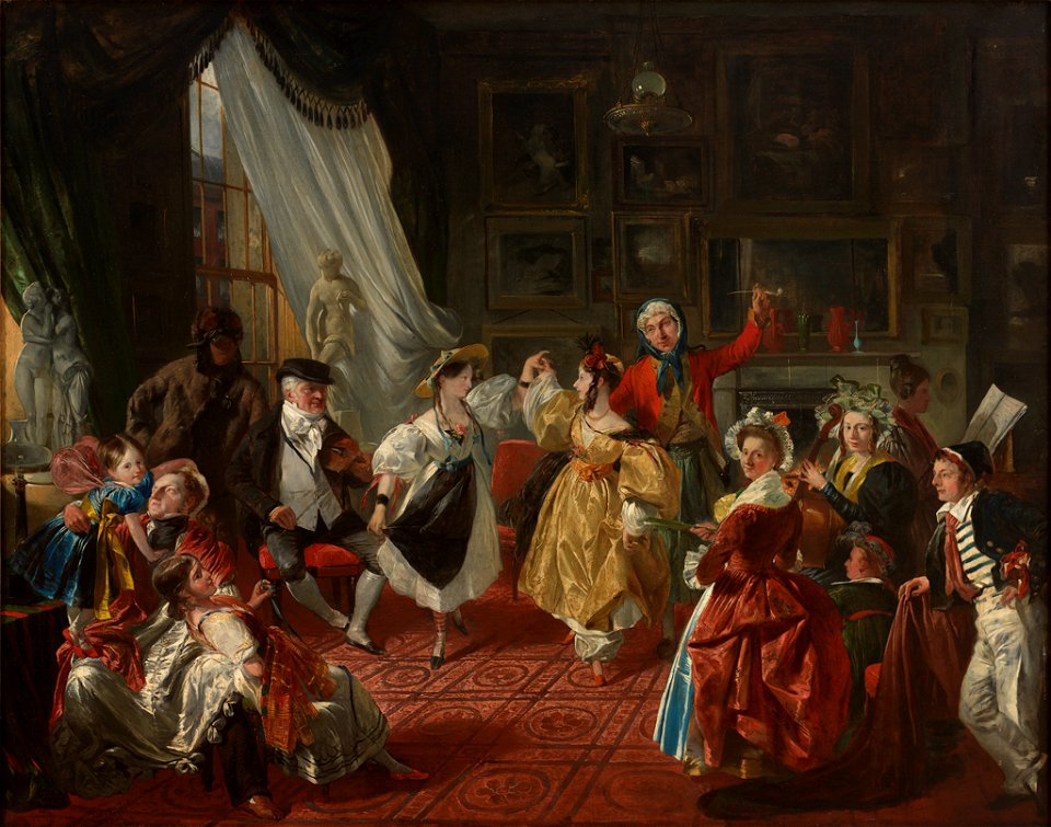 Edward Matthew Ward - A Game of Charades - 53.129 - Rhode Island School of Design Museum