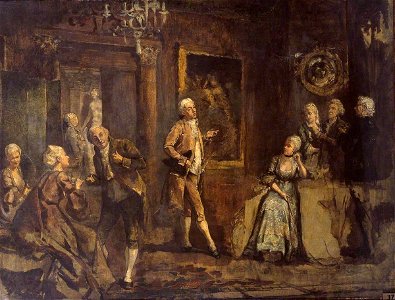 Edward Matthew Ward (1816-1879) - Scene from 'David Garrick' - N04697 - National Gallery