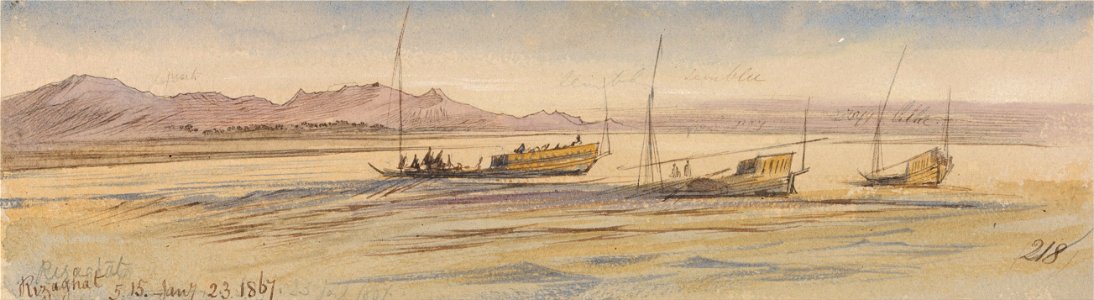 Edward Lear - Rizaghat - Google Art Project