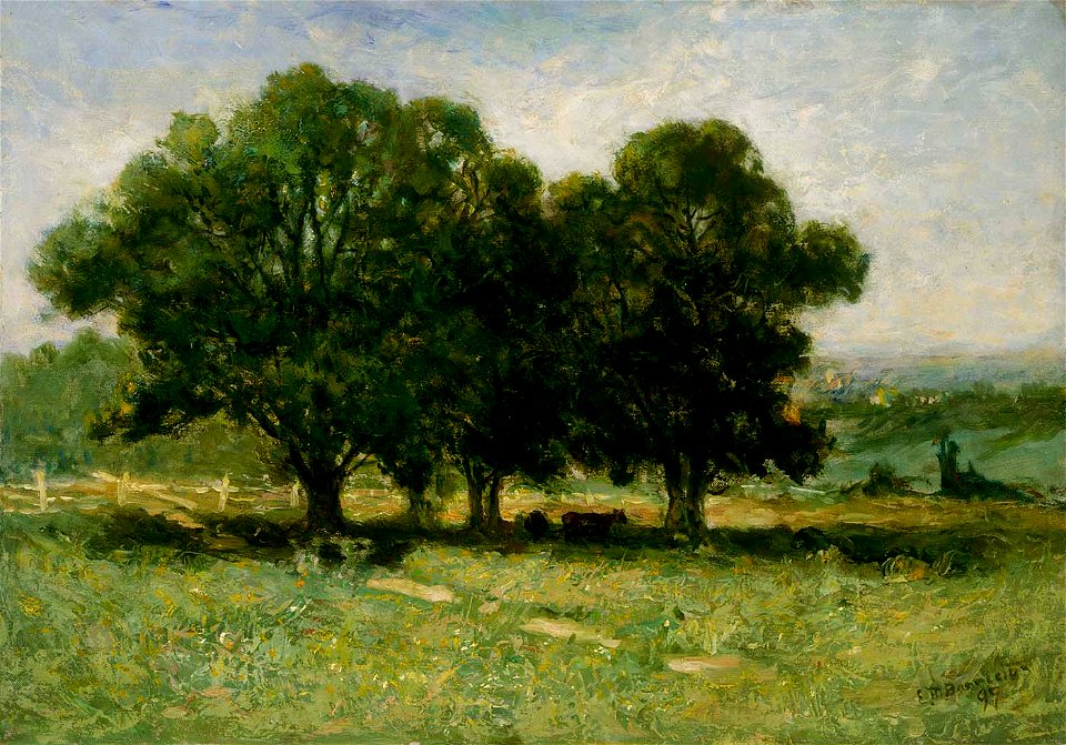 Edward Mitchell Bannister - Landscape - 1979.5.12 - Smithsonian American Art Museum