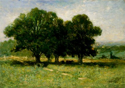 Edward Mitchell Bannister - Landscape - 1979.5.12 - Smithsonian American Art Museum