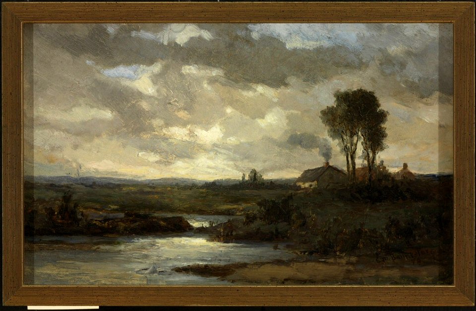 Edward Mitchell Bannister - Landscape - 13.899 - Rhode Island School of Design Museum