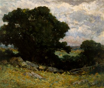 Edward Mitchell Bannister - Landscape - Google Art Project. Free illustration for personal and commercial use.