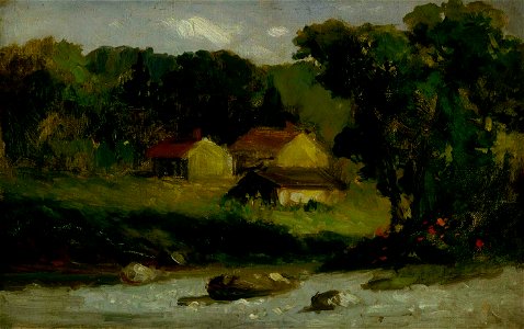 Edward Mitchell Bannister - Rocky Farm, Newport - 1983.95.101 - Smithsonian American Art Museum