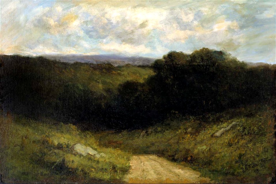 Edward Mitchell Bannister - The Road to the Valley - 1983.95.146 - Smithsonian American Art Museum