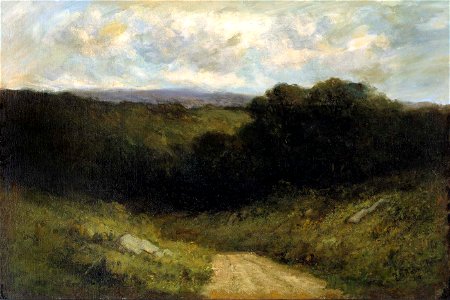 Edward Mitchell Bannister - The Road to the Valley - 1983.95.146 - Smithsonian American Art Museum