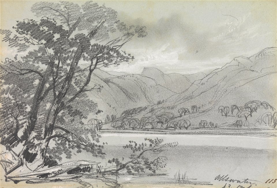 Edward Lear - Ullswater - Google Art Project