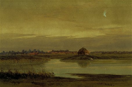 Edward Noel Barraud - Lagoon Manawatu - Sarjeant Gallery