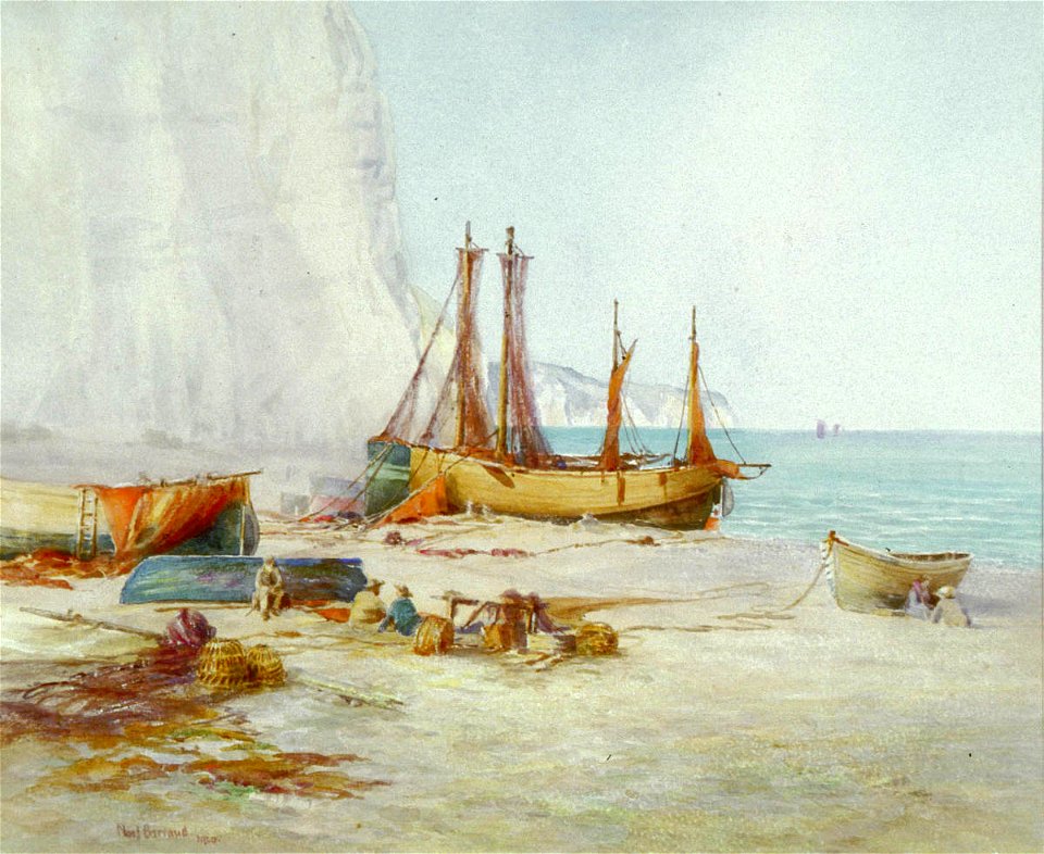 Edward Noel Barraud - Fishermen 1920 - Sarjeant Gallery