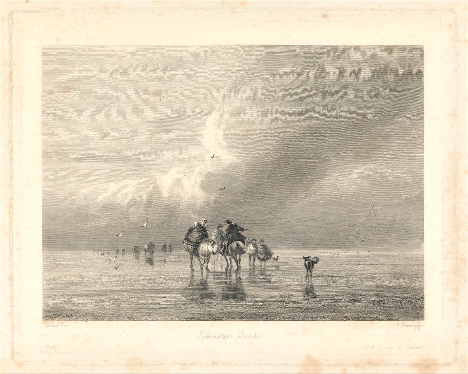 Edward Radclyffe - Lancaster Sands - Google Art Project