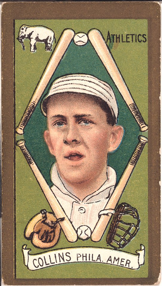 Edward T. Collins, Philadelphia Athletics, baseball card portrait LCCN2008677890