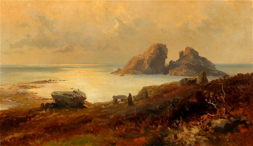 Edward Theodore Compton - Coastal landscape