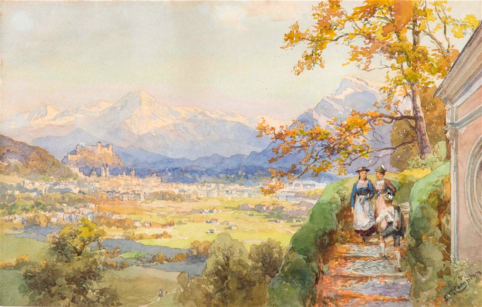 Edward Theodor Compton Salzburg von Maria Plain