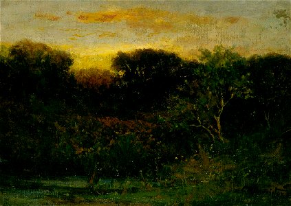 Edward Mitchell Bannister - Sunrise - 1983.95.67 - Smithsonian American Art Museum
