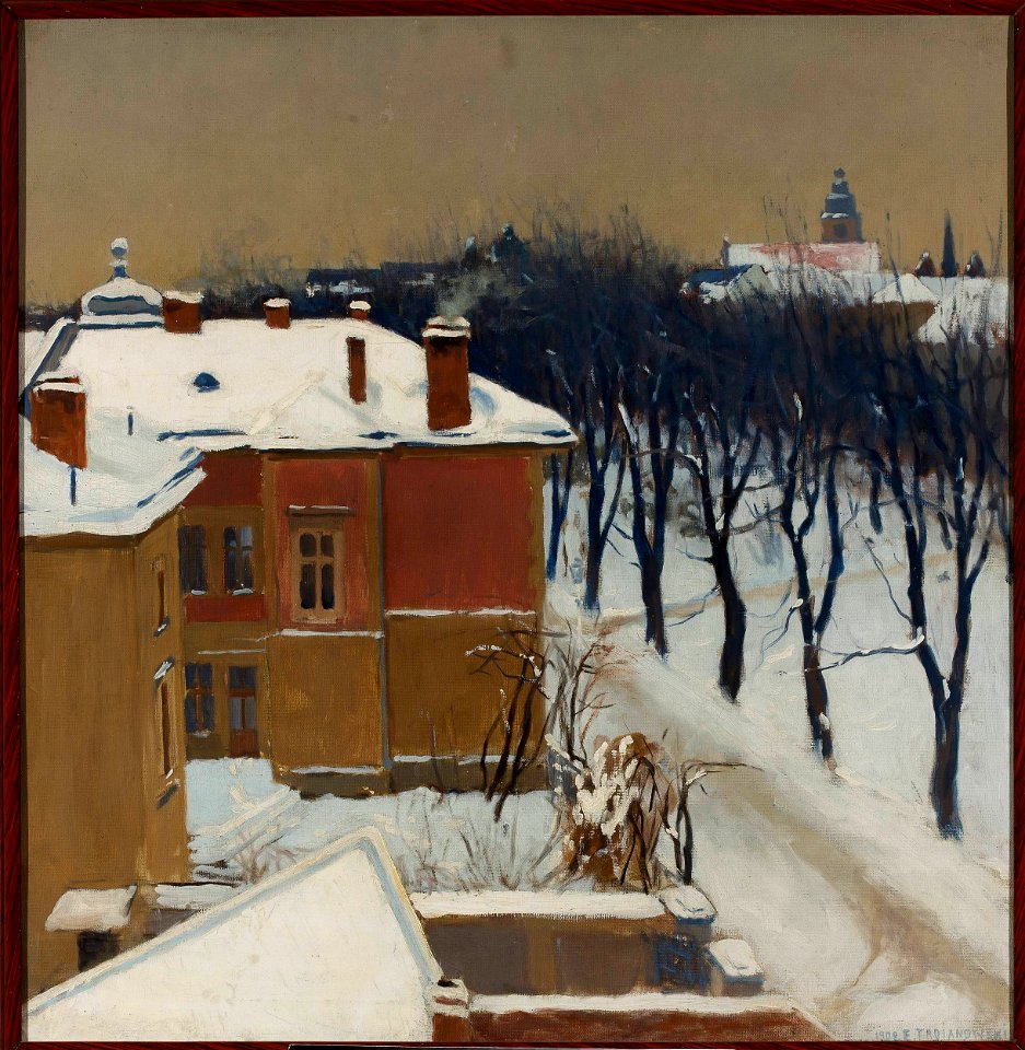 Edward Trojanowski - Planty Park in Kraków - MP 790 MNW - National Museum in Warsaw