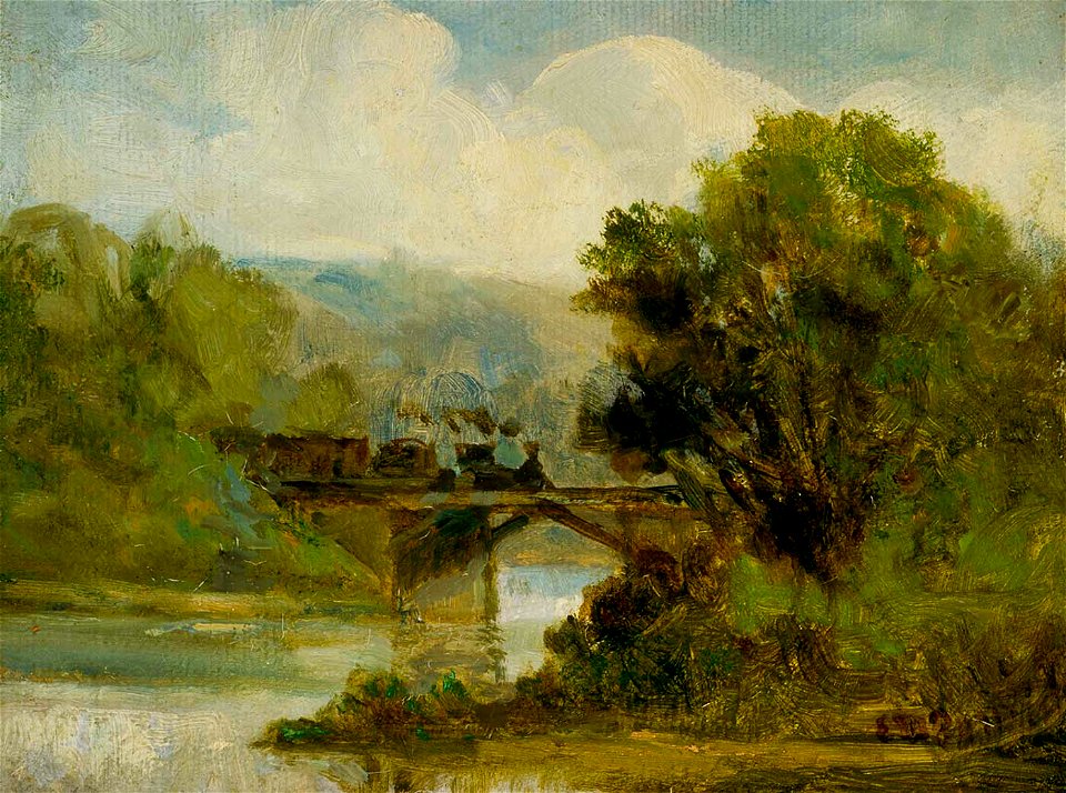 Edward Mitchell Bannister - Train - 1983.95.107 - Smithsonian American Art Museum