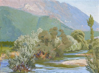 Edward Okuń - Aniene river - MP 936 MNW - National Museum in Warsaw
