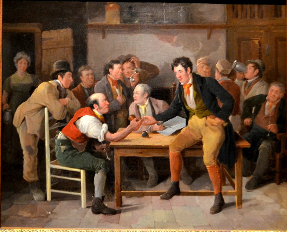 Edward Villiers Rippingille - Scène d'auberge (c 1820)