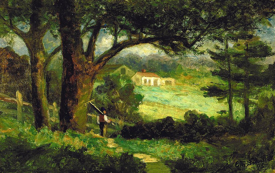 Edward Mitchell Bannister - Homeward - 1983.95.99 - Smithsonian American Art Museum