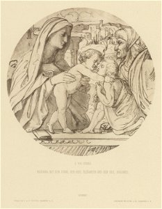 Edward von Steinle Madonna mit dem Kinde, der heil. Elisabeth und dem heil. Johannes