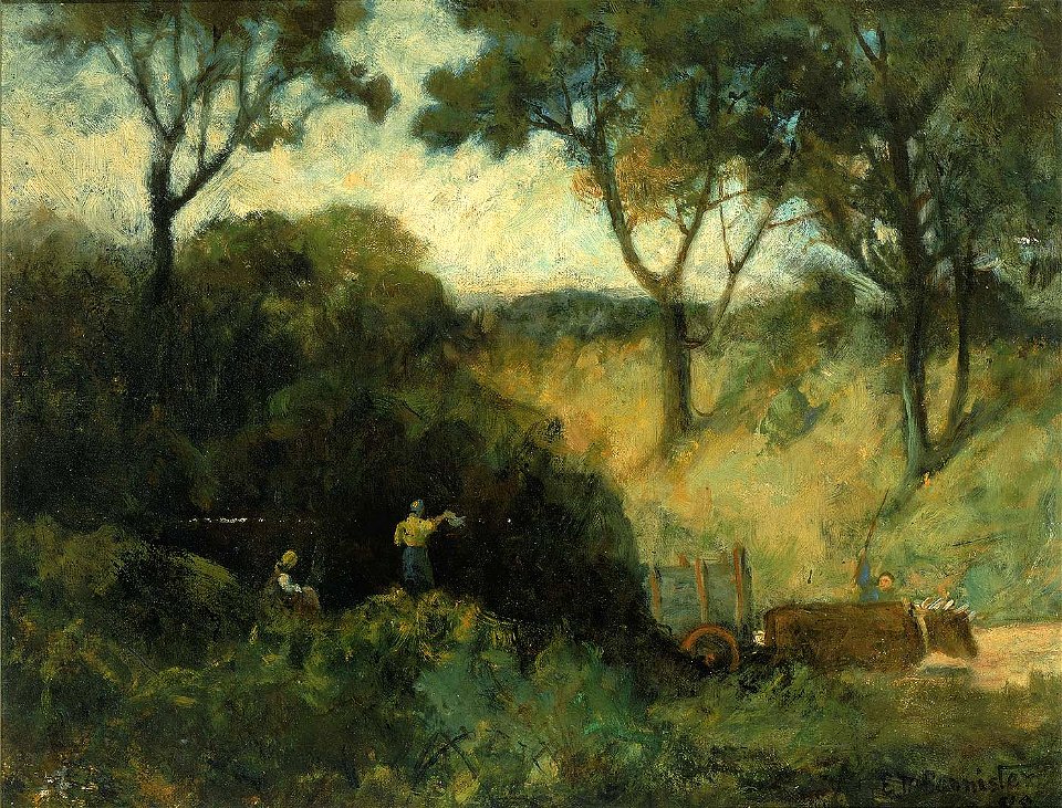 Edward Mitchell Bannister - The Salute - 1983.95.84 - Smithsonian American Art Museum