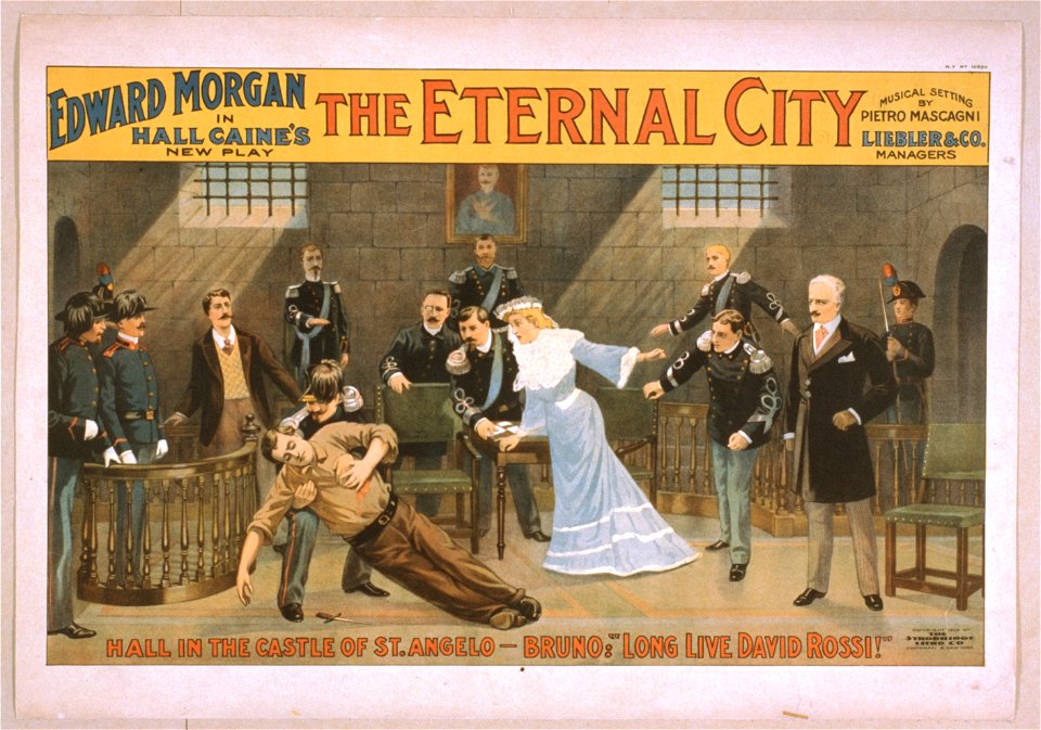 Edward Morgan in Hall Caine's new play, The eternal city musical setting by Pietro Mascagni. LCCN2014636741