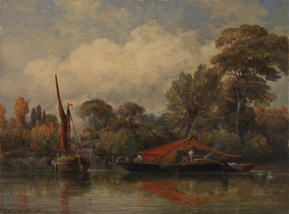 Edward William Cooke - Opposite my House at Barnes - Google Art Project
