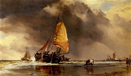 Edward William Cooke Dutch pincks off hatwyk