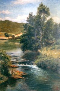 Edward William Payton - At Okere Falls, Rotorua