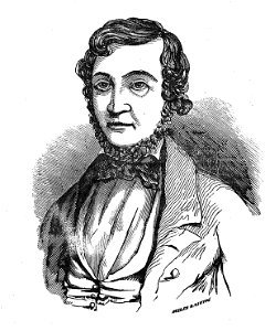 Engraving of Monroe Edwards from the frontispiece of Life and Adventures of the Accomplished Forger and Swindler, Colonel Monroe Edwards