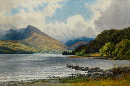 Edwin Alfred Pettitt (1840-1912) - A View of Bala Lake - RCIN 405043 - Royal Collection
